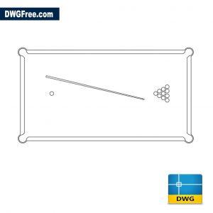 Pool Table Dwg
