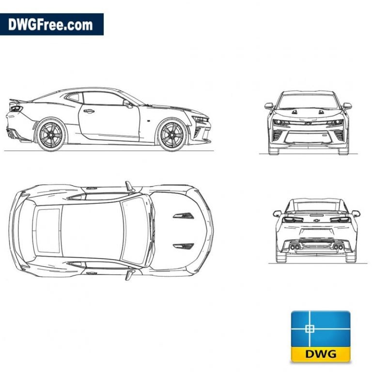 ChevroletCamarodwgautocad