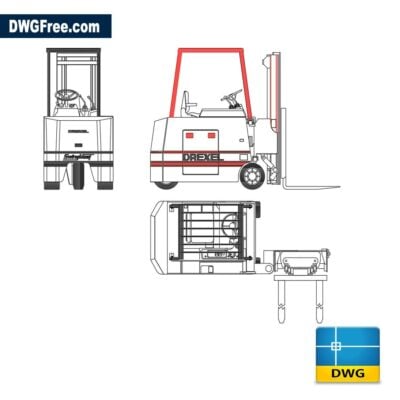 Forklift DWG download