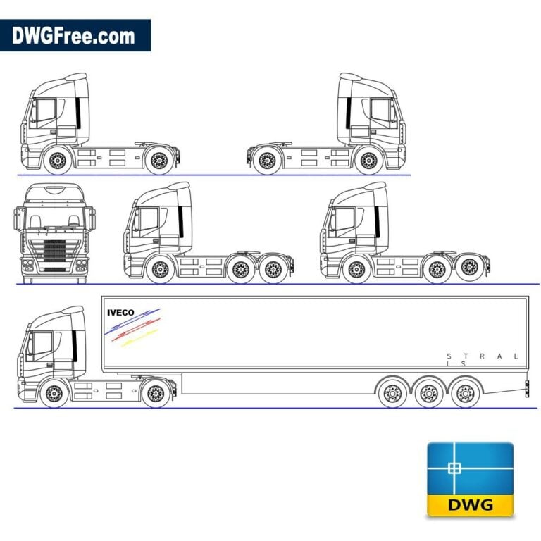 IVECO Stralis dwg cad
