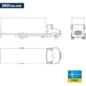 International truck dwg cad