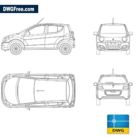 Suzuki Celerio dwg autocad blocks