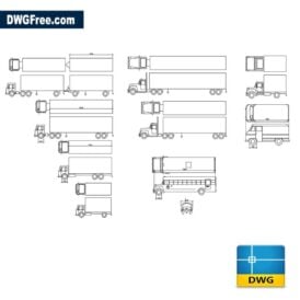 Trucks Blocks dwg cad blocks