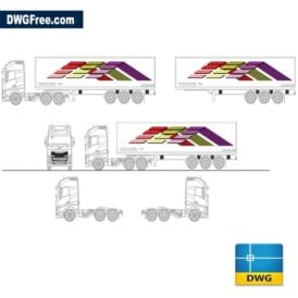 Volvo fm dwg cad