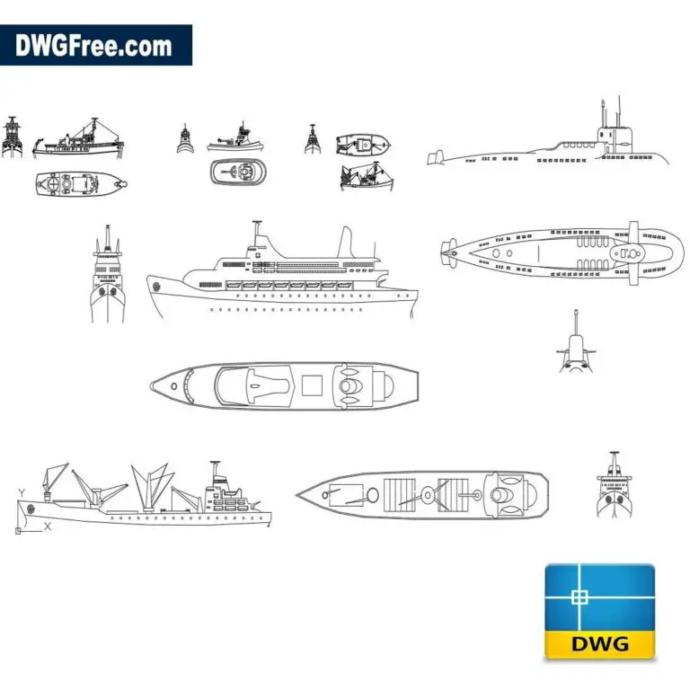 Drawings Boat CAD Block Dwg - Autocad blocks free download