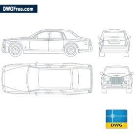 RollsRoycePhantomdwgcadblocksd