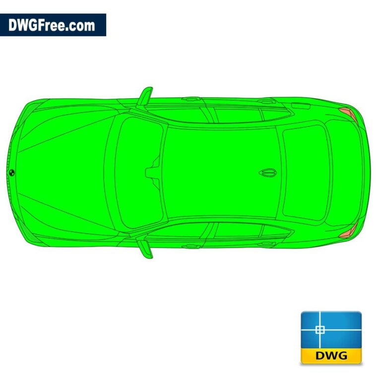 BMW i  dwg scaled