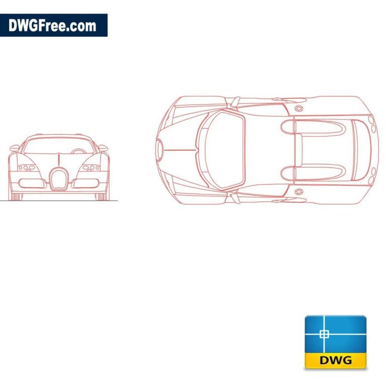 Bugatti dwg cad