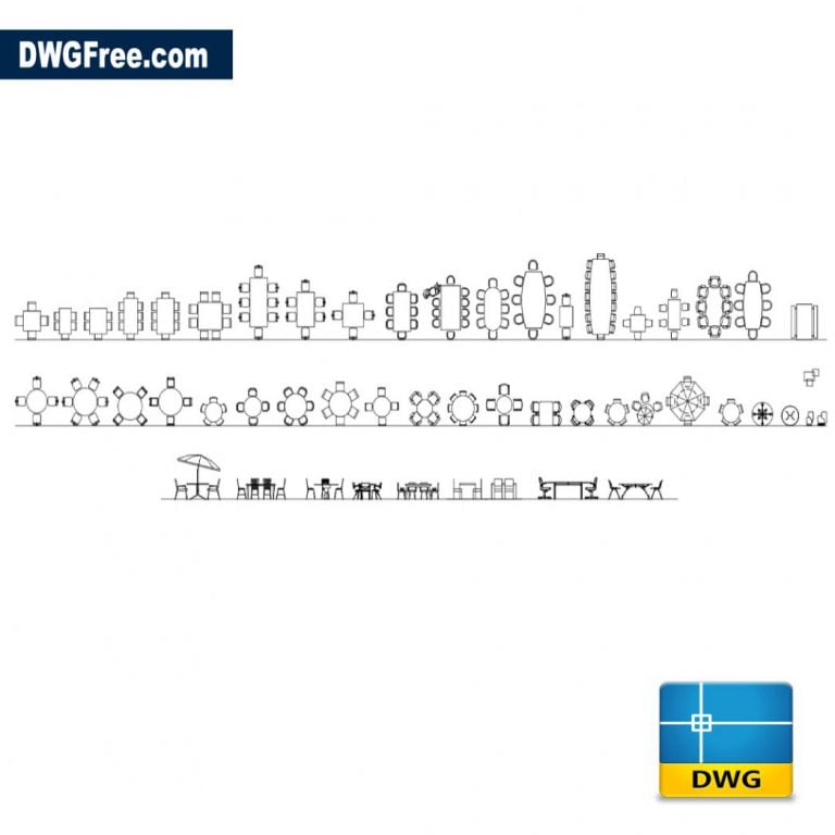 Free Elevations canteens cad dwg for Autocad
