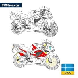 HondaVTRSPdwginAutocad
