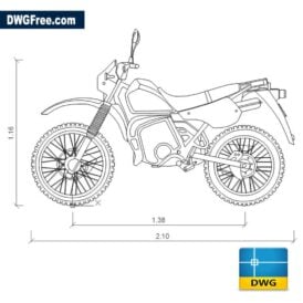 KawasakiKMX()dwgcad