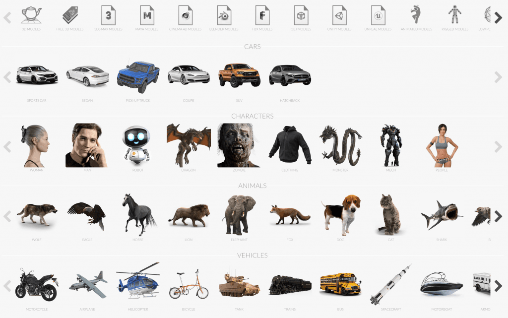 10 Sites where you can Download Free 3D model.