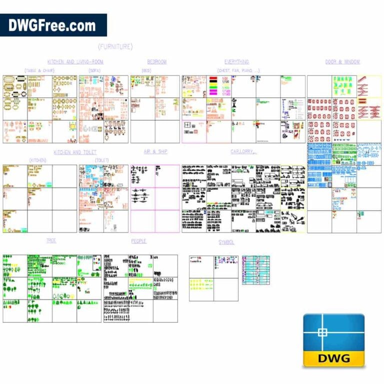Autocad Library Block Free cad files