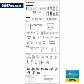 FitnessequipmentdDrawingDWG
