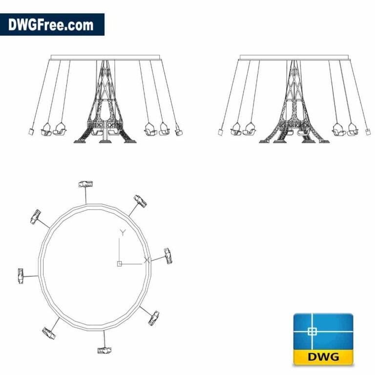 Swing fair drawing autocad scaled