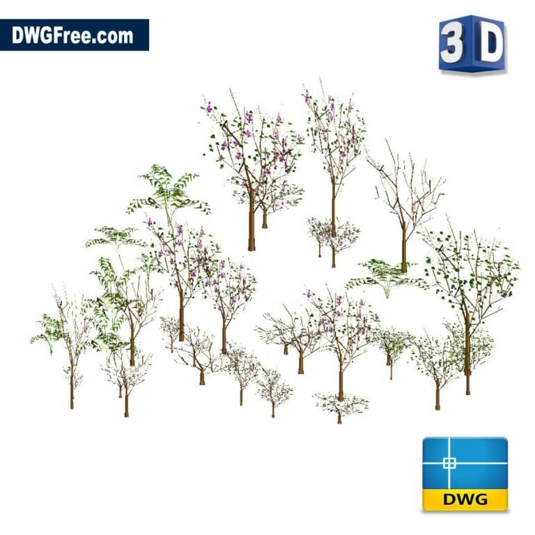 DTreesDWGinAutoCAD