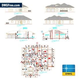 ResidentialDwellingBedroomDWGinAutoCAD