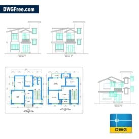 drafting of building struture dwg drawing cad scaled