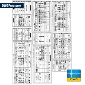 furniture drawings dwg in Autocad D scaled