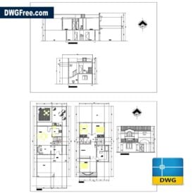 House Villa Bonita Hermosillo Dwg in AutoCAD