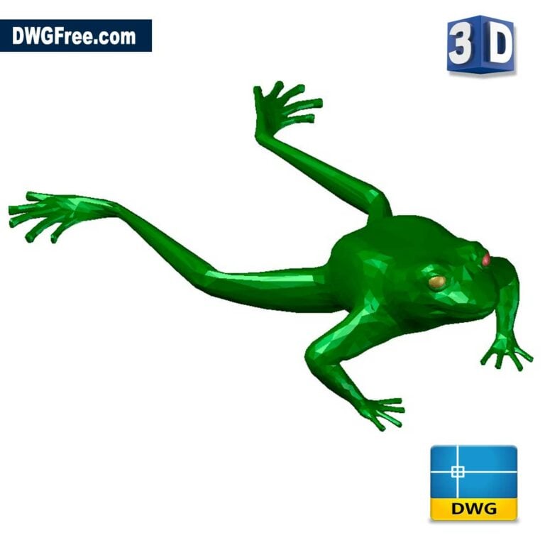 FrogDDWGdrawinginAutoCAD