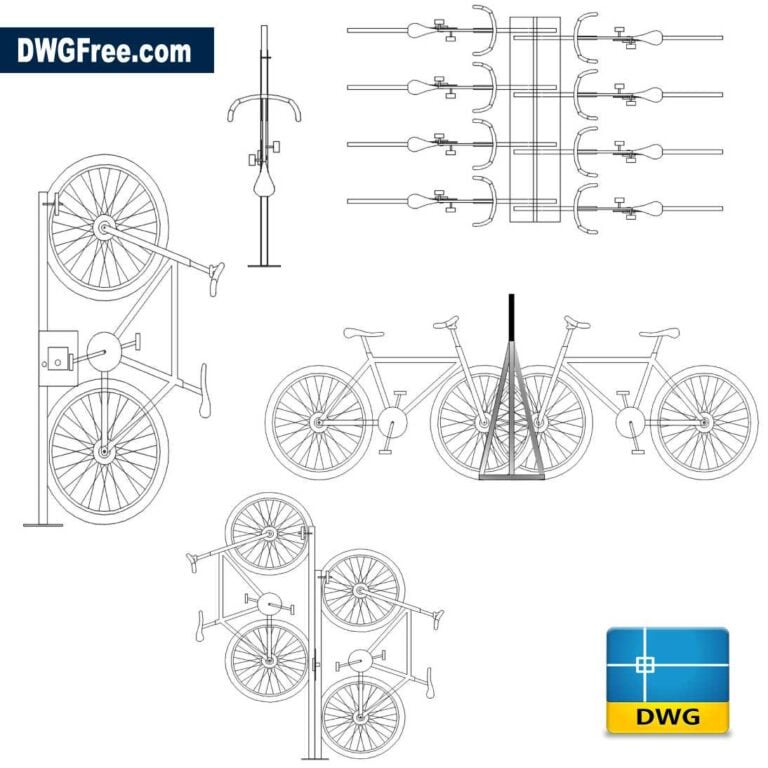 Full Urban Bicycle DWG in AutoCAD