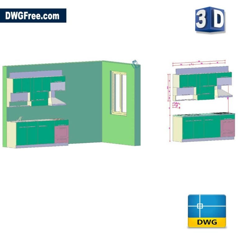 KitchenDDrawingsDWGinAutoCAD