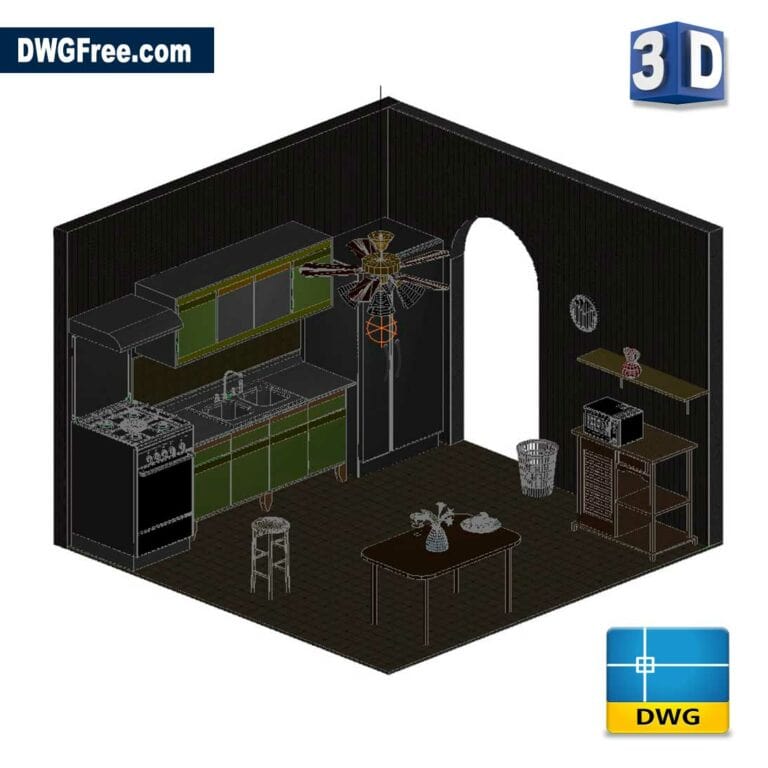 KitchenDDWGDrawinginAutoCAD