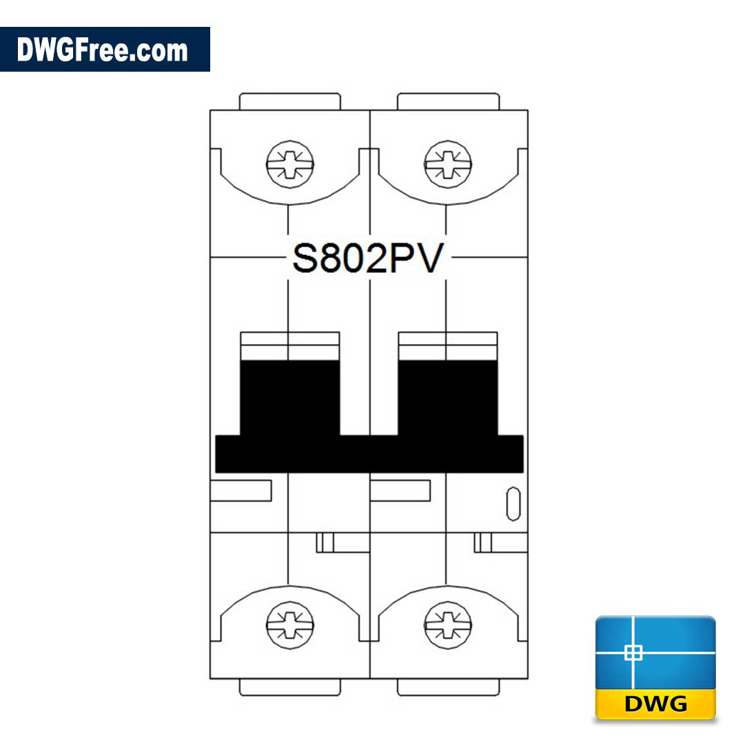 DC Switch DWG Free Drawing 2020 In AutoCAD Blocks DC Switch DWG Free Drawing 2020 In AutoCAD Blocks