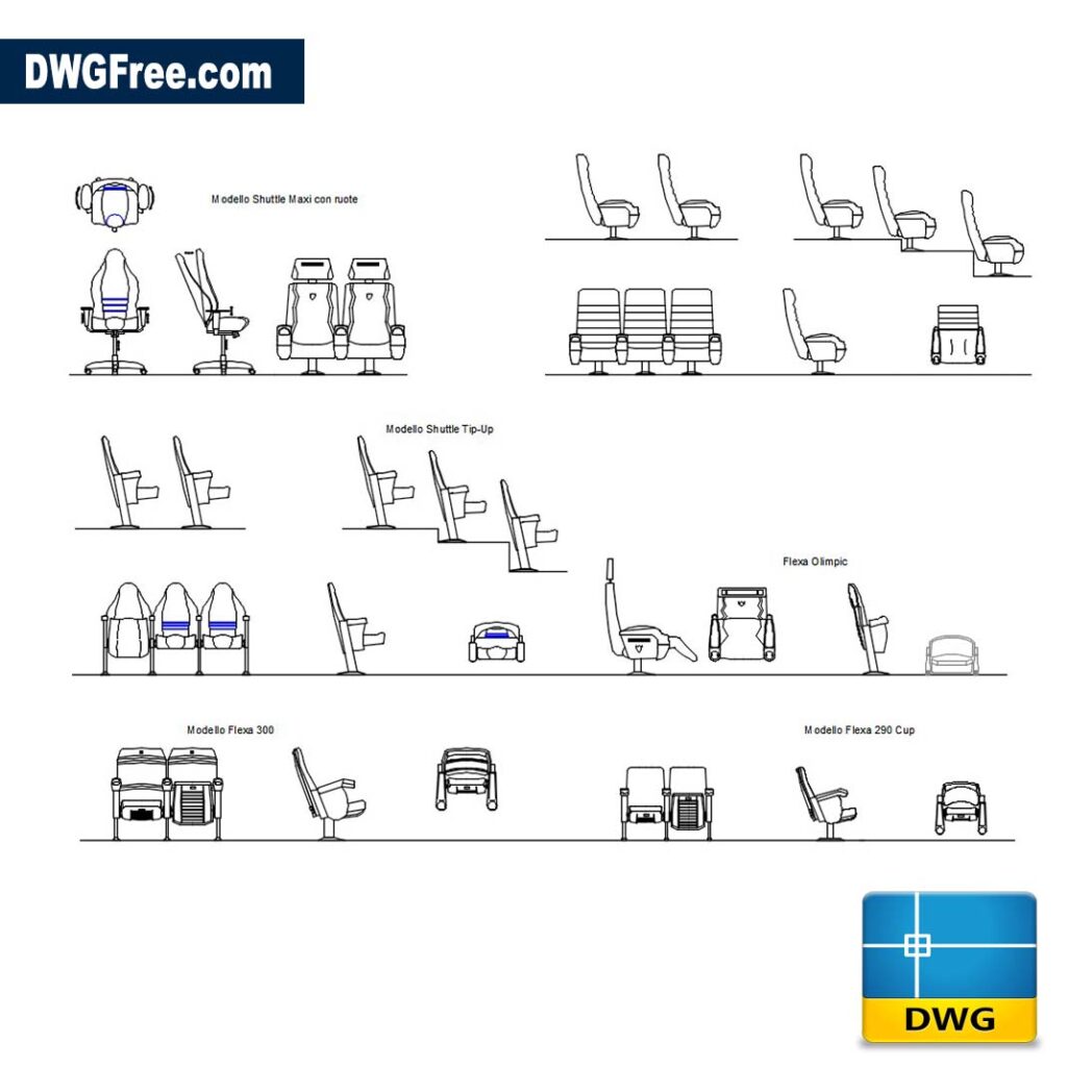 Auditorium Chairs Cad Blocks At Tommie Brubaker Blog
