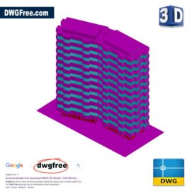 BuildingDModelDWGinAutoCAD