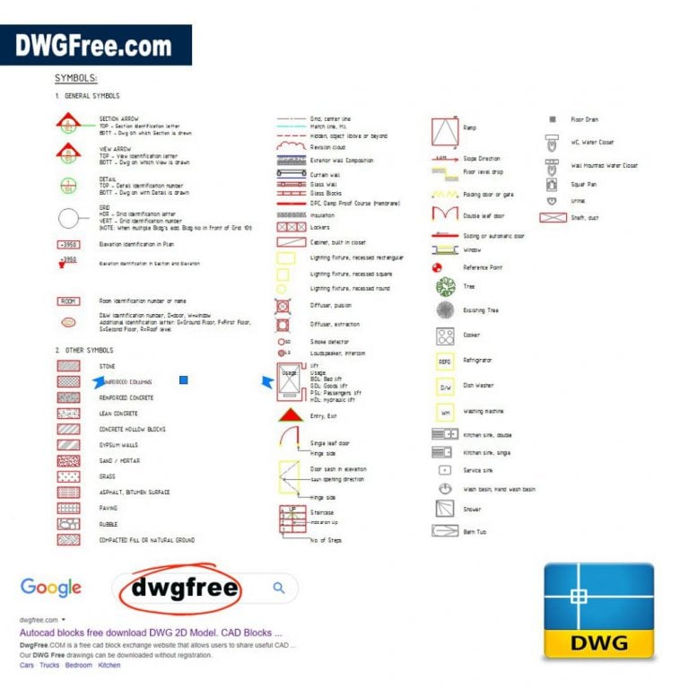 Architecture General Notes Sheets DWG in AutoCAD