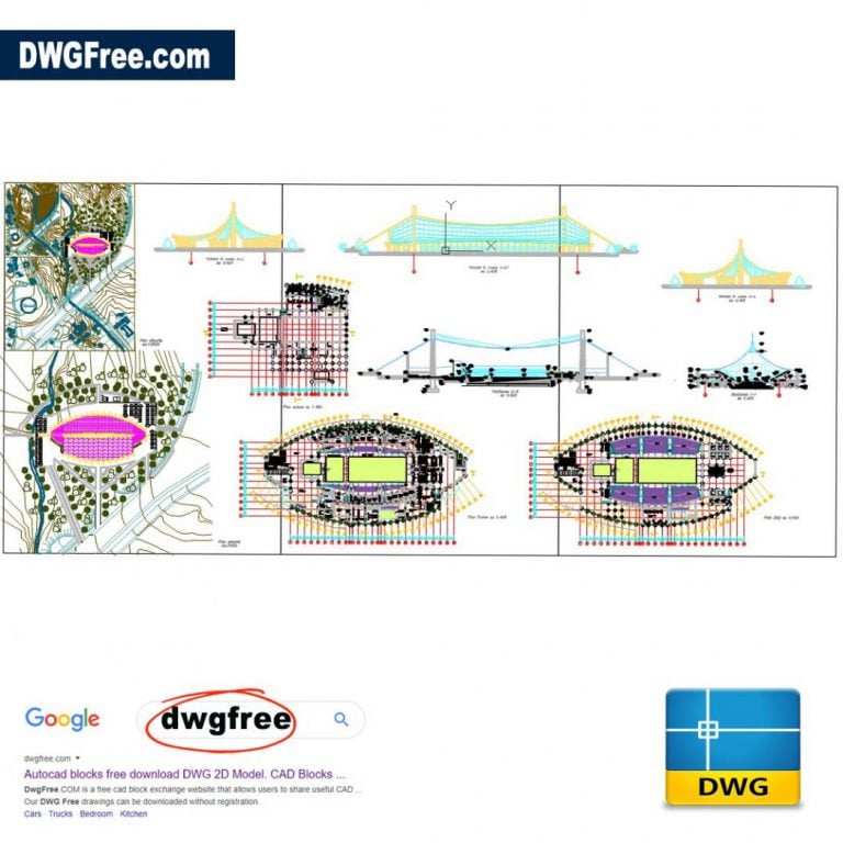 Full Indoor Swimming Pool DWG CAD File