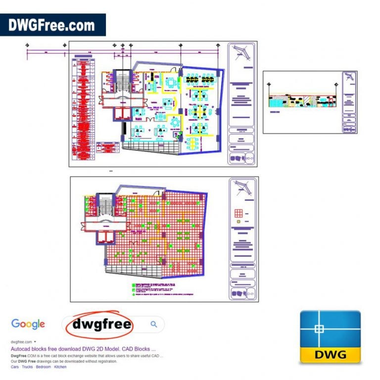 Insurance agency offices dwg d free cad