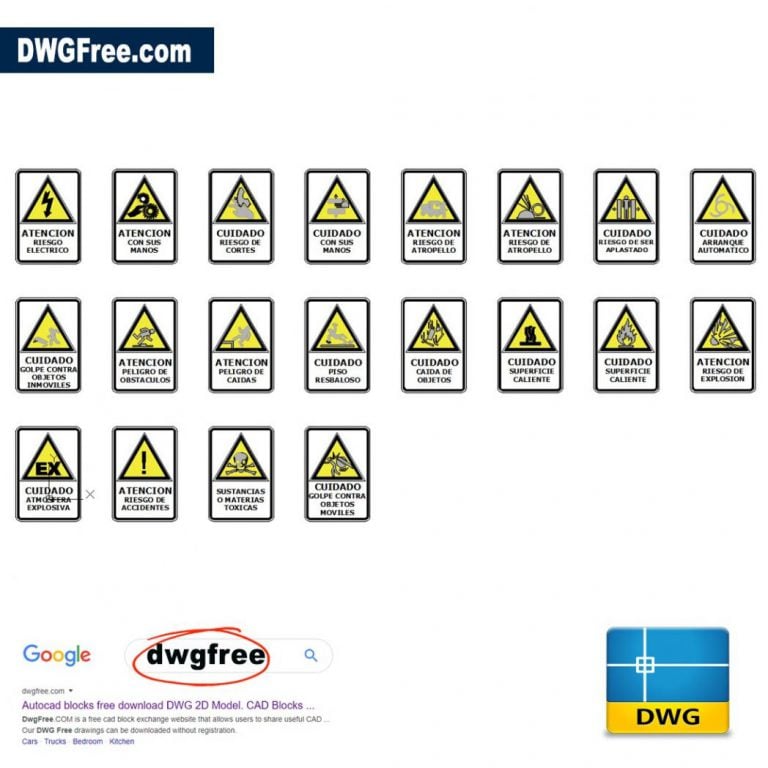 Signals Security Risks at Work DWG in AutoCAD