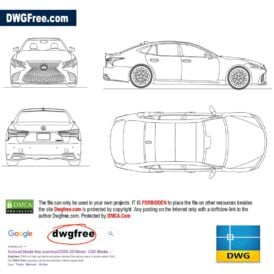 DownloadFreeCADfileLexusLShHybrid