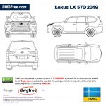 CAD File FREE Range Rover 2018 DWG Drawing in AutoCAD. TOP