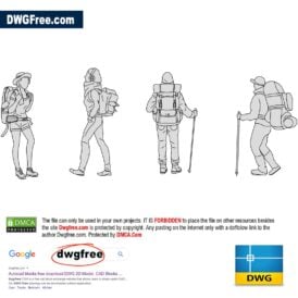Tourists Dwgfree