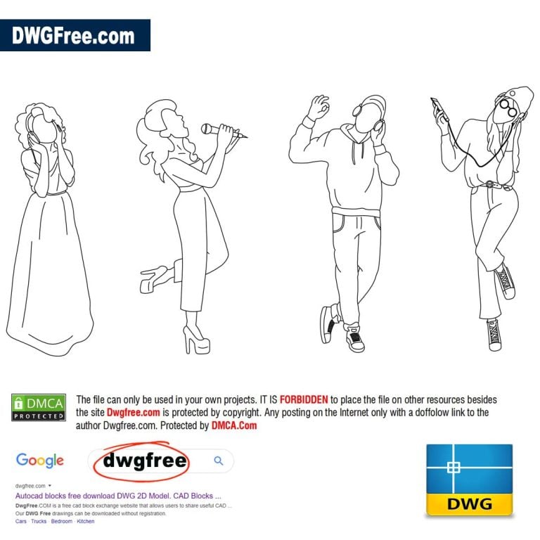 Girls in headphones Dwgfree