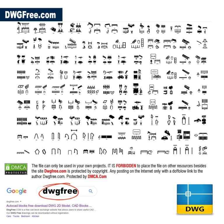 Bike Rack AutoCAD free