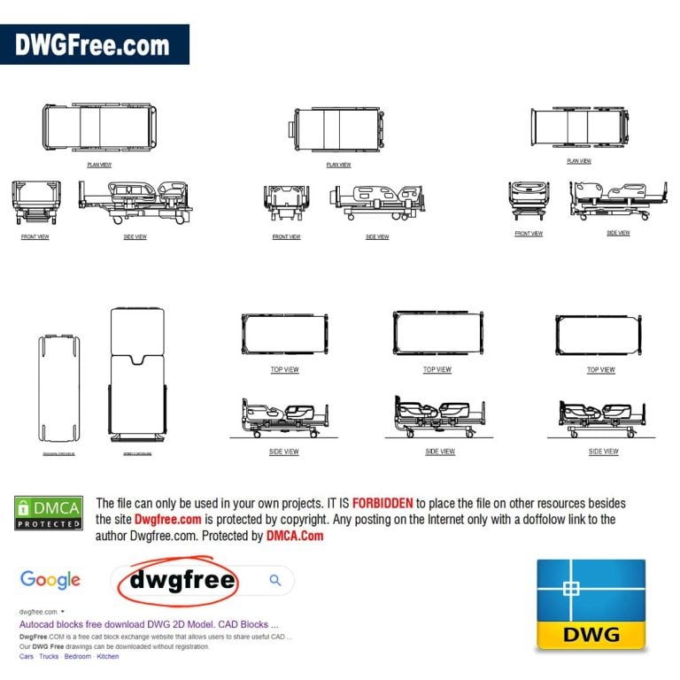 Maternity medical beds Dwgfree