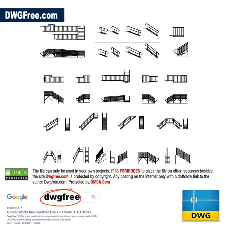 DCADRampsandstairsinDWG