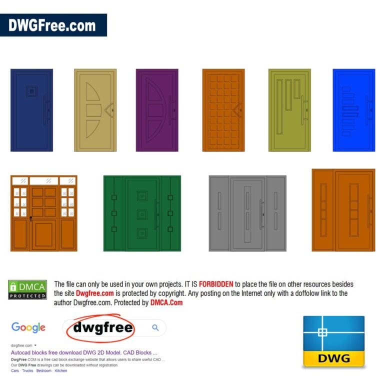 Door Dwgfree.com