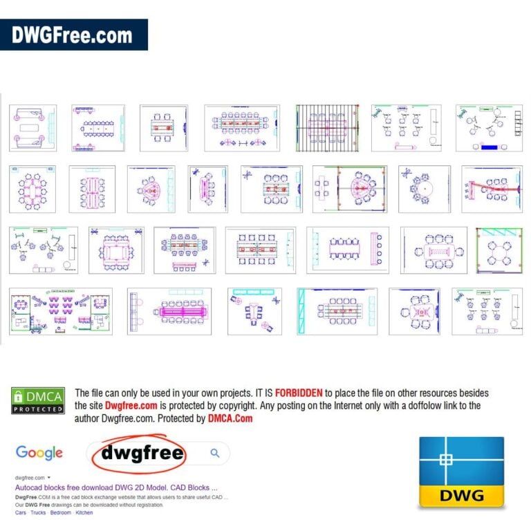 Meeting Space Dwgfree.com