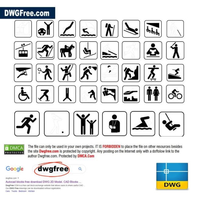 Sport Man Signs Dwgfree.com