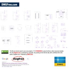 Office furniture blocks AutoCAD 2D